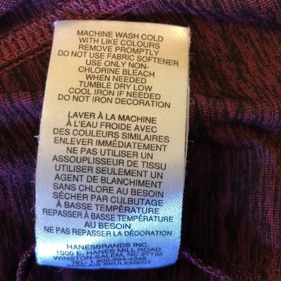 CHAMPION MENS LARGE TSHIRT - purple/black Running Yoga Casual Festival #104 - Picture 6 of 10